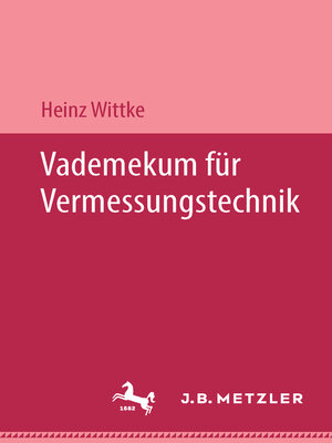 cover image of Vademekum für Vermessungstechnik